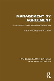 Buy Management by Agreement