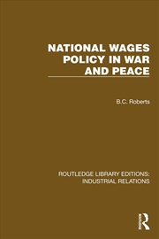 Buy National Wages Policy in War and Peace