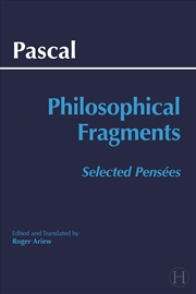 Buy Pascal: Philosophical Fragments