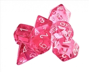 Buy Chessex Polyhedral 7-Die Set Translucent Pink/White
