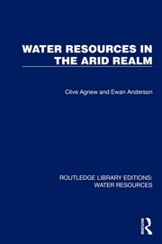 Buy Water Resources in the Arid Realm