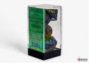 Buy Chessex Scarab Mega-hedral 7-Die Set Jade/gold