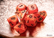 Buy Chessex Vortex Mini-hedral Orange/black 7-Die Set