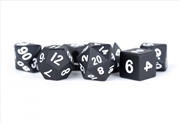 Buy MDG 16mm Metal Polyhedral Dice Set: Black