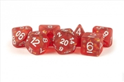 Buy MDG 16mm Resin Polyhedral Dice Set: Icy Opal Red