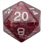 Buy MDG 35mm Mega Acrylic d20 Dice: Ethereal Light Purple with White Numbers