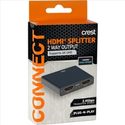 Buy Crest HDMI Female to 2 HDMI Female