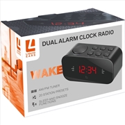 Buy Liquid Ears Dual Alarm Clock Radio