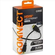 Buy Crest HDMI Cable with Ethernet 10.2Gbps 3m