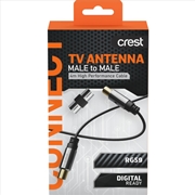Buy Crest Triple Shield Antenna Cable 4m with Adaptor