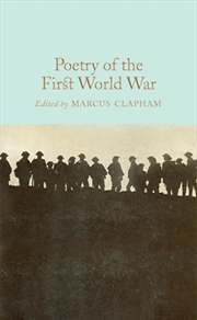 Buy Poetry of the First World War