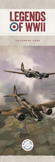 Buy Legends Of Wwii Slim Calendar 2026