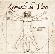 Buy Leonardo Da Vinci Wall Calendar 2026 (Art Calendar)