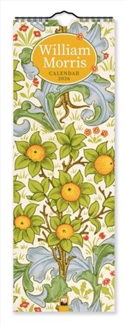 Buy William Morris Slim Calendar 2026 (Art Calendar)