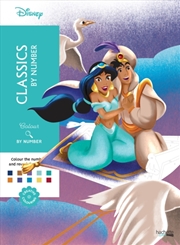 Buy Mystery Colouring - Classics By Number: Reveal Iconic Disney Characters With Colour By Number
