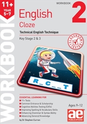 Buy 11+ English Year 5-7 Cloze Workbook 2: Technical English Technique