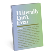 Buy Knock Knock Literally Can’T Even Mini Inner Truth Journal (Pastel Version)