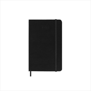 Buy Moleskine 2026 12-Month Weekly Horizontal Pocket Hardcover Notebook: Black