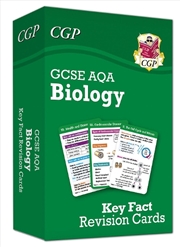 Buy New Gcse Biology Aqa Key Fact Revision Cards - Summary Cards For Quick Revision