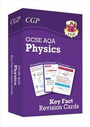 Buy New Gcse Physics Aqa Key Fact Revision Cards - Summary Cards For Quick Revision