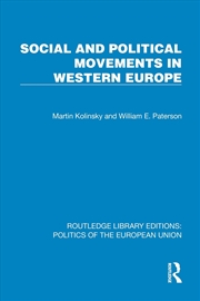 Buy Social And Political Movements In Western Europe