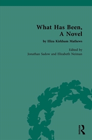 Buy What Has Been. A Novel, By Eliza Kirkham Mathews