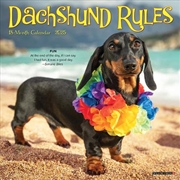Buy Dachshund Rules 2026 7 X 7 Mini Wall Calendar