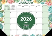 Buy Succulents 2026 17 X 12 Small Monthly Deskpad