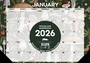 Buy Woodland Mushroom 2026 17 X 12 Small Monthly Deskpad