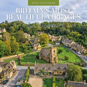 Buy Britain'S Most Beautiful Villages 2026 Square Wall Calendar