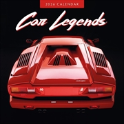 Buy Car Legends 2026 Square Wall Calendar