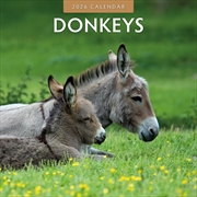 Buy Donkeys 2026 Square Wall Calendar