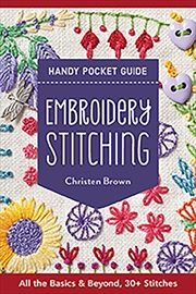 Buy Embroidery Stitching Handy Pocket Guide