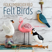 Buy Folk Embroidered Felt Birds