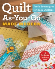 Buy Quilt As-You-Go Made Modern