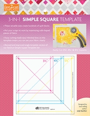 Buy fast2cut 3-in-1 Simple Square Template