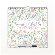 Buy Weekly Family Planner With Pen 2026 Square Wall Calendar