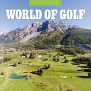 Buy World Of Golf 2026 Square Wall Calendar
