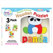Buy Shaped Puzzles Triple Pack - Animals