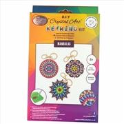 Buy CrystalArt - Mandalas Keyring Kit