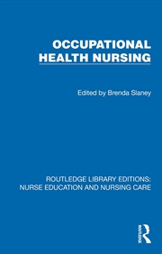 Buy Occupational Health Nursing
