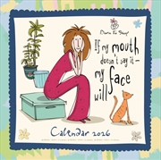 Buy Born To Shop Square Wall Calendar 2026