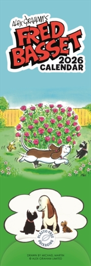 Buy Fred Basset Slim Calendar 2026
