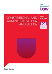 Buy Sqe Constitutional And Administrative Law And Eu Law 5E