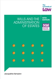 Buy Sqe Wills And The Administration Of Estates 5E