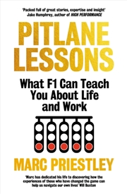 Buy Pitlane Lessons : What F1 Can Teach You About Life And Work