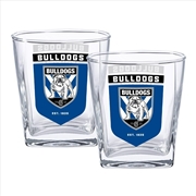 Buy NRL - Bulldogs 2 Pack Spirit Glasses