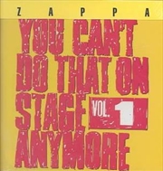Buy You Can't Do That On Stage Anymore; V1