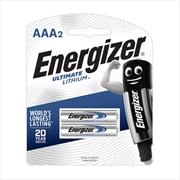 Buy Energizer Batteries Ultra Lithium AAA 2 Pack 