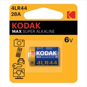 Buy Kodak Batteries Max Super Alkaline K28A 4LR44 6V Single Pack